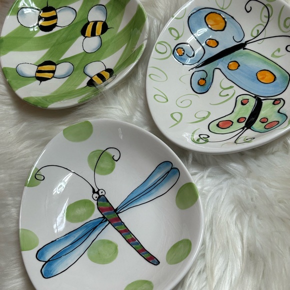 Whimsy Collection Jill Seale Boston Warehouse Set of 4 Plates - Picture 2 of 16